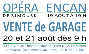 ENCAN - VENTE DE GARAGE 2016 - Affiche